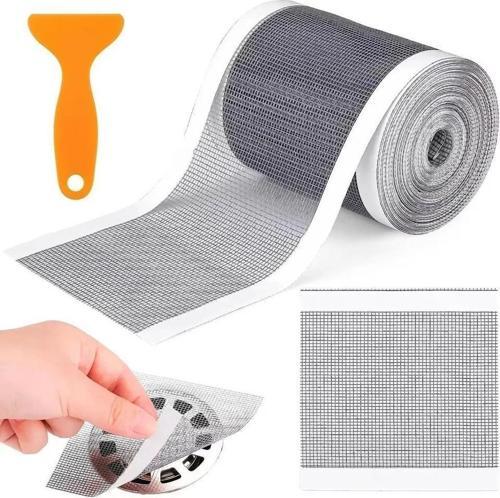 4 Metre 12 cm Çok Amaçlı Süzgeç Bant Gider Süzgeci ve Sineklik Yaması Tamir Kiti