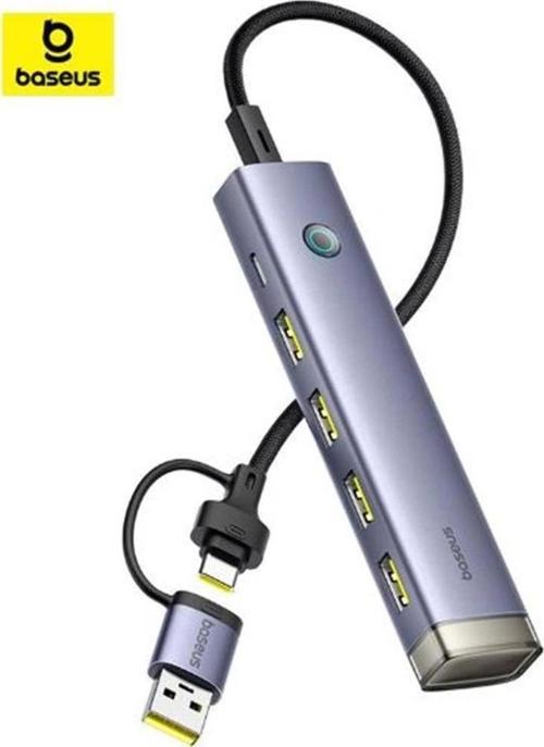 Baseus UltraJoy 6-Port HUB-Uzay Grisi (B00052802811-02)