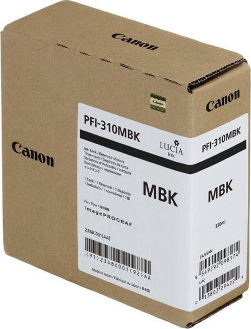 PFI-310 MBK (Matt Black) Matt Siyah Plotter Orijinal Mürekkep Kartuş 330 ml. (2358C001)