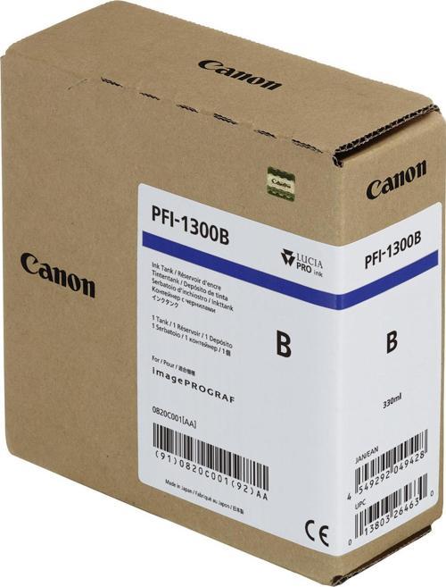 PFI-1300 B (Blue) Mavi Plotter Orijinal Mürekkep Kartuş 330 ml. (0820C001)