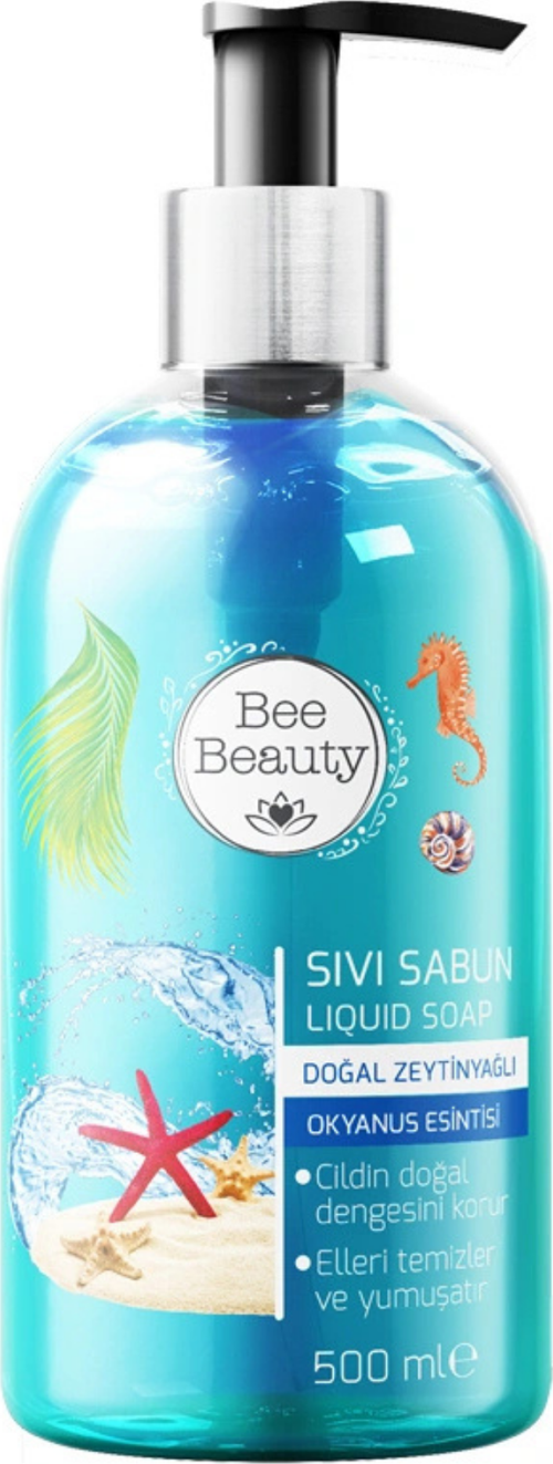 Doğal Zeytinyağlı Okyanus Esintisi Sıvı Sabun 500 ml