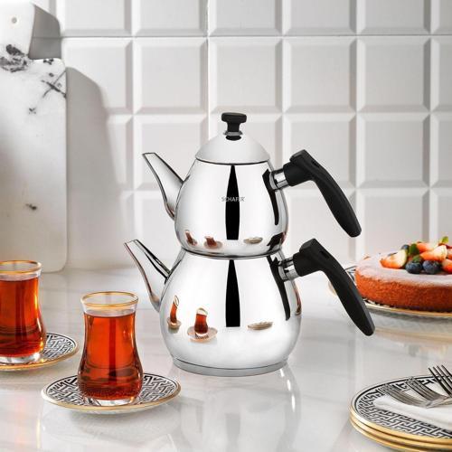 Tea Chef Küçük Boy Çaydanlık Takımı 4 Parça - Siyah