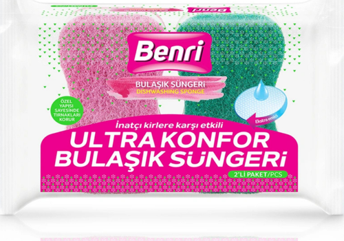 Ultra Konfor Bulaşık Süngeri 2'li Paket