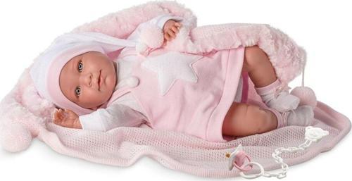 L Lala Pijama Toquilla Rosa Sesli 35 Cm