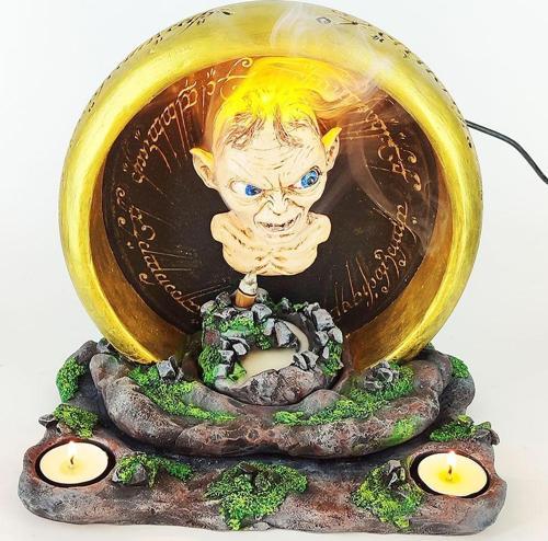 Güç Yüzüğü Gollum Geri Akış Tütsülük ve Işıklı Mumluk