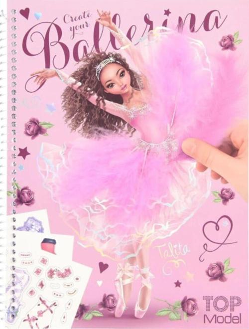 Top Model Create Your Ballerina Colouring Book