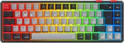 Yoru Mini Pro 2.4ghz+BT5.0+Type-C Bağlantı Red Switch RGB Mekanik Gaming Oyuncu Klavye Q Tr Hot Swap