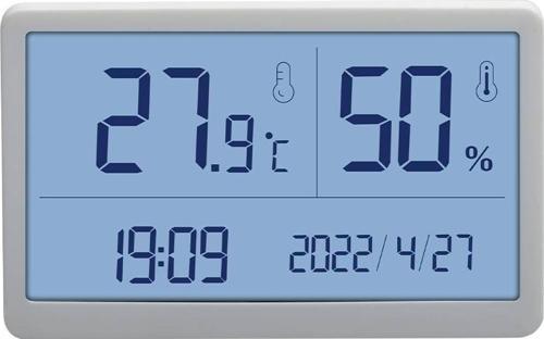 GM1371 Saatli Nem Ölçer Termometre