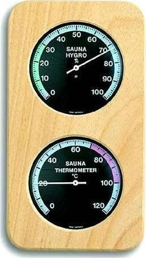 Sauna Termometre Higrometre Nem Ölçer Ahşap
