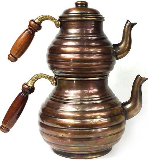Dilimli Bakır Çaydanlık No:2