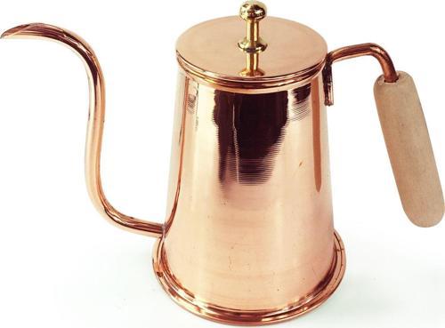 Kahveevi Bakır Demlik