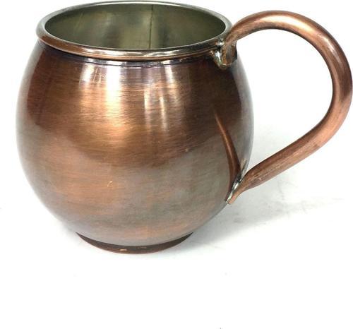 Terra Antik Bakır Kupa Bardak Mug Oksit
