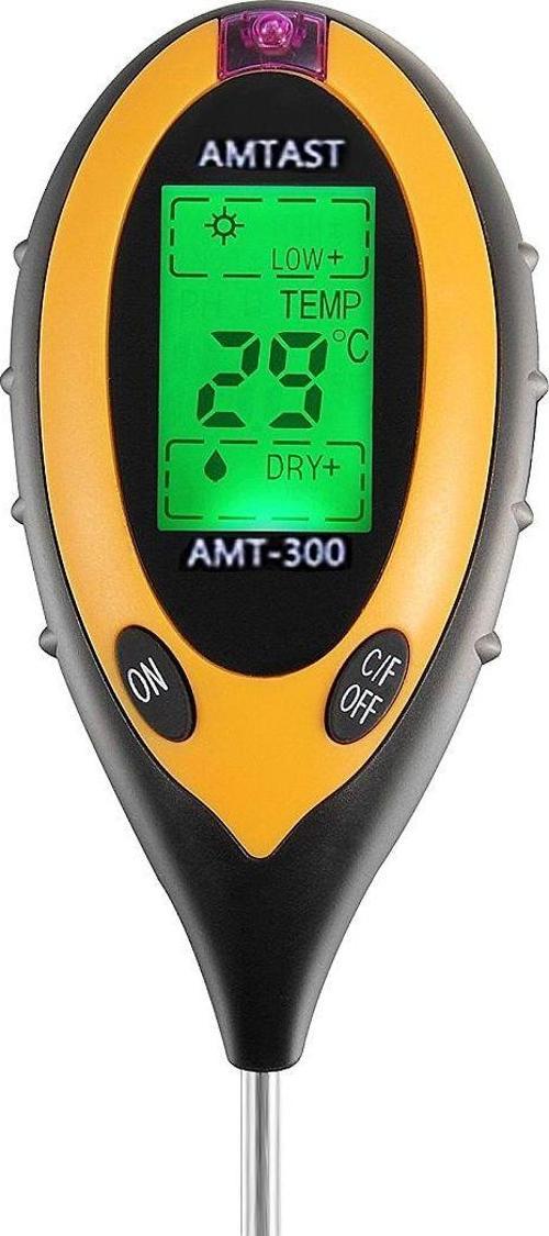 4 Parametre Toprak PH Nem Isı Işık Ölçer