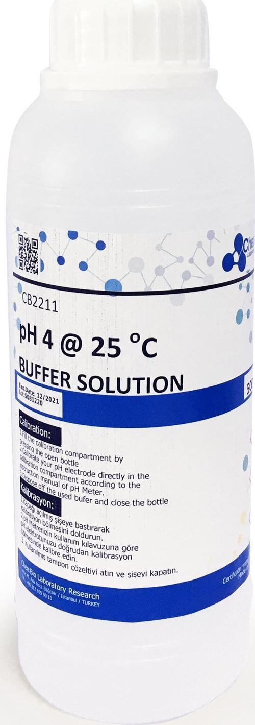 Kalibrasyon Sıvısı PH4 500ml