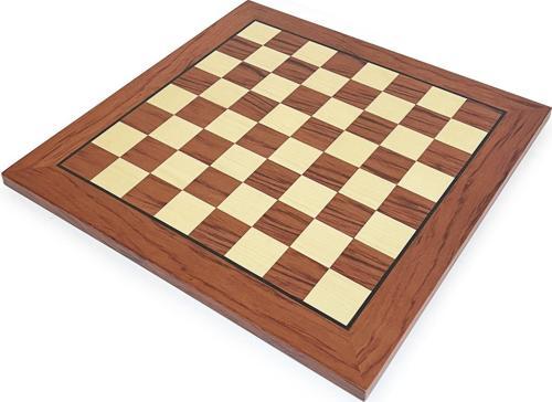 El Yapımı Ahşap Satranç Tablası Gül 50x50cm