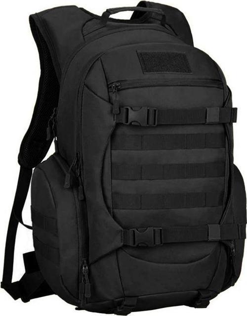 45L Su Geçirmez Outdoor Sırt Çantası Sportif Siyah