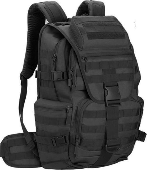 50L Su Geçirmez Outdoor Sırt Çantası Sportif Siyah