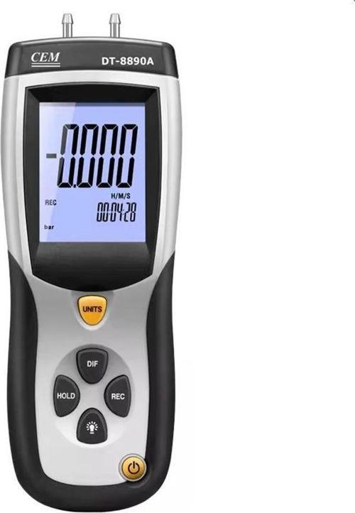 DT-8890 Dijital Fark Basınç Ölçer Manometre