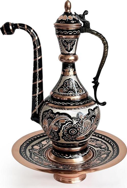 Erzincan El İşleme Bakır İbrik 35cm