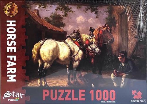 Star Oyun Atlar 1000 Parça Puzzle