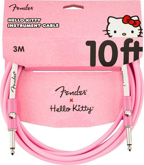 x Hello Kitty 3m Pink Enstrüman Kablosu