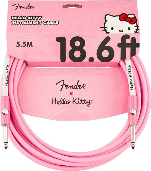 x Hello Kitty 5,5m Pink Enstrüman Kablosu
