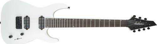 JS Dinky Arch Top JS32-7 DKA HT Amaranth Klavye Snow White 7 Telli Elektro Gitar