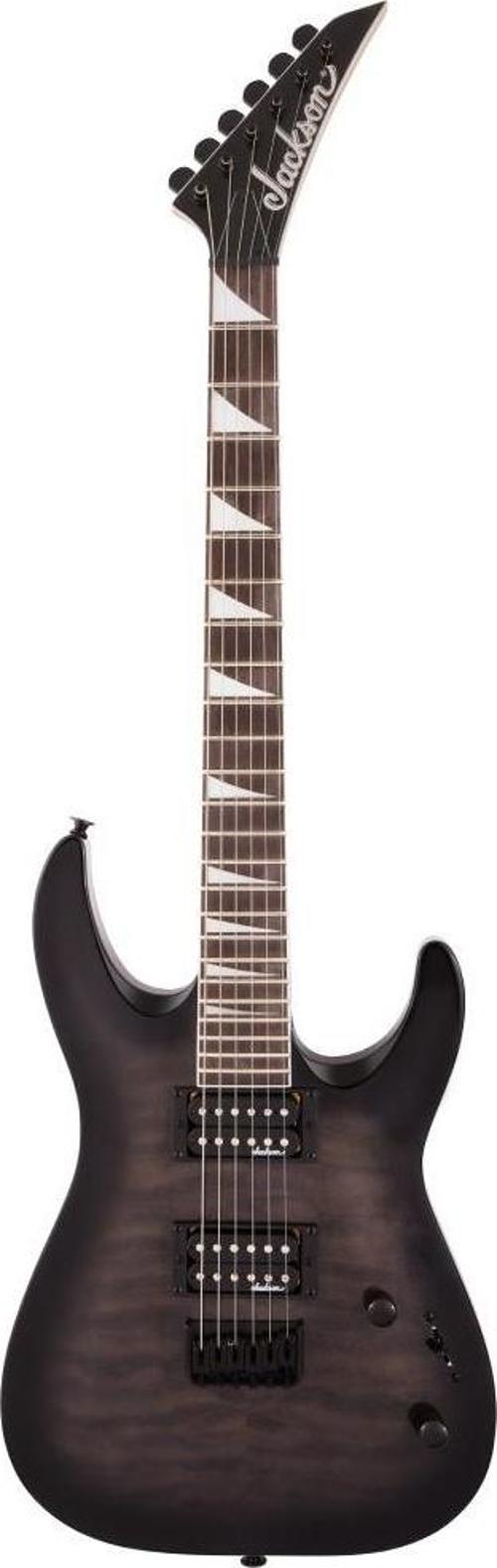 JS Dinky Arch Top JS32Q DKA HT Amaranth Klavye Transparent Black Burst Elektro Gitar
