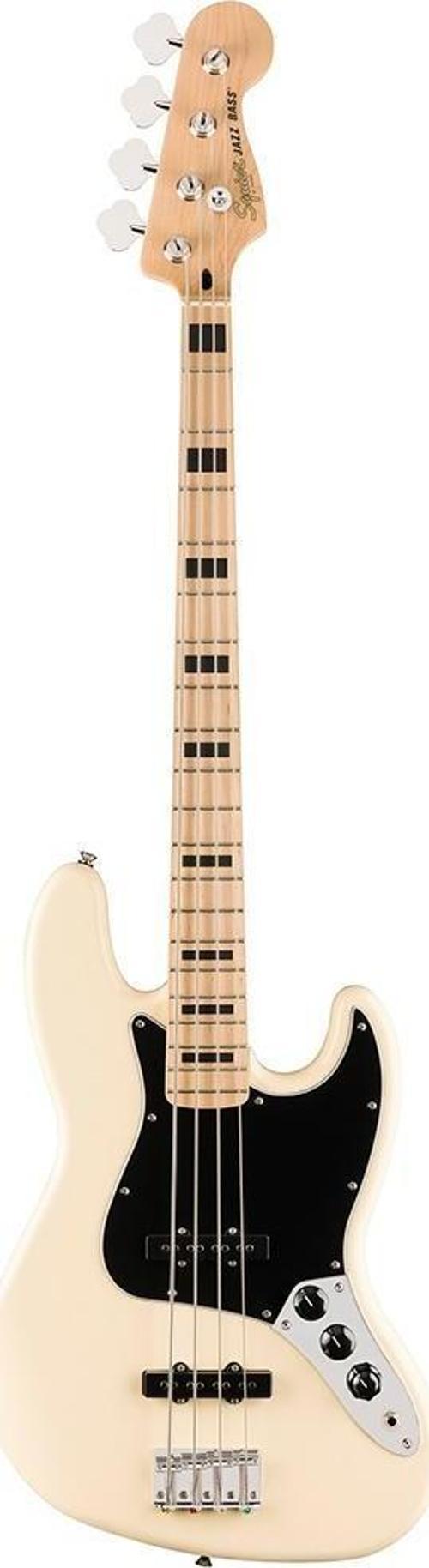 Affinity Active Jazz Bass Akçaağaç Klavye BPG Olympic White Bas Gitar
