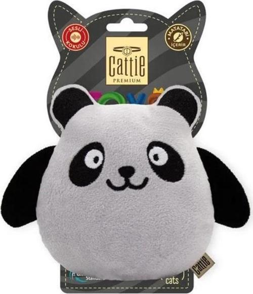 MATATABİ İÇERİKLİ KEDİ OYUNCAĞI PELUŞ PANDA 15CM