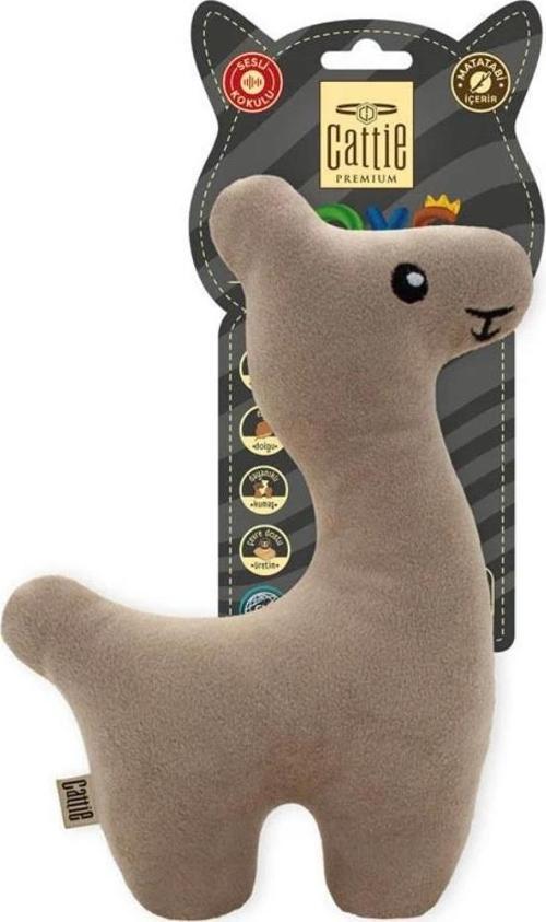 MATATABİ İÇERİKLİ KEDİ OYUNCAĞI PELUŞ LAMA 20CM