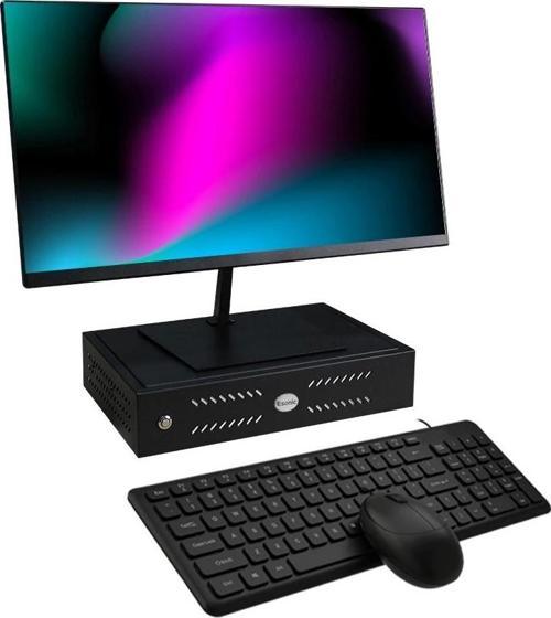 MK2 İ5 14400 16GB DDR4 240SSD 21.5" Monitörlü Set Mini PC