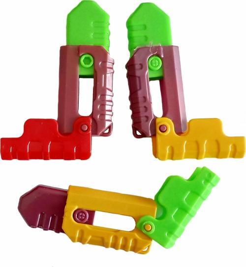 (3 Adet ) Oyuncak Plastik Karambit 7 cm Fİdget
