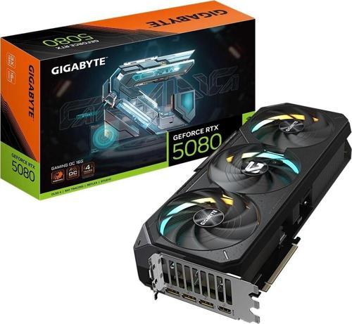 GeForce RTX 5080 GAMING OC 16GB DLSS 4 256 Bit GDDR7 Ekran Kartı