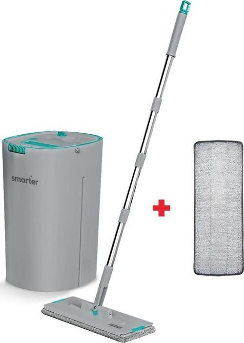 Aqua Jet Yedekli Temiz & Kirli Suyu Ayırma Özelliği Tablet Mop Temizlik Seti Paspas