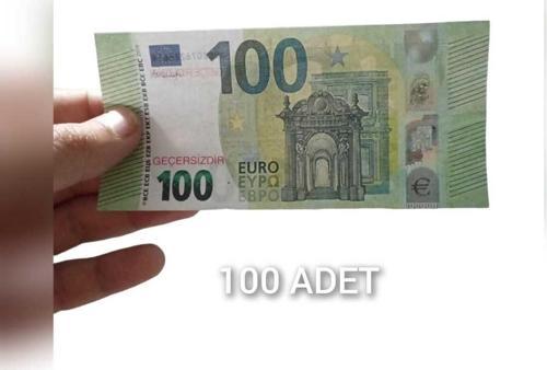 100 euro Geçersiz Sahte Düğün Film Dizi Parala (100 adet)