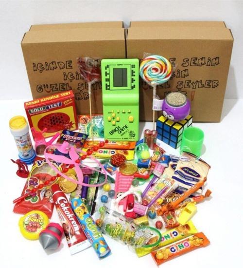 90 Lar Nostalji Şeker  Oyuncak Kutusu(1)