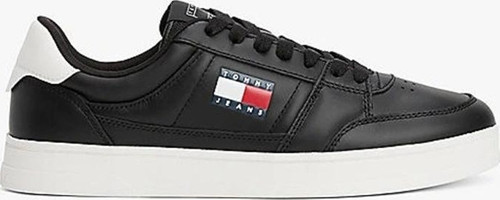 Erkek Siyah Greenwich Essential Deri Sneaker