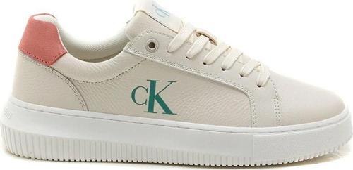 Jeans Kadın Chunky Taban CK Logo Beyaz Sneaker
