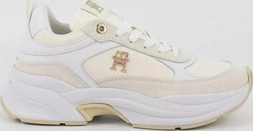 Kadın Beyaz Monogram Logolu Sneaker