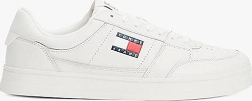 Erkek Beyaz Greenwich Essential Deri Sneaker