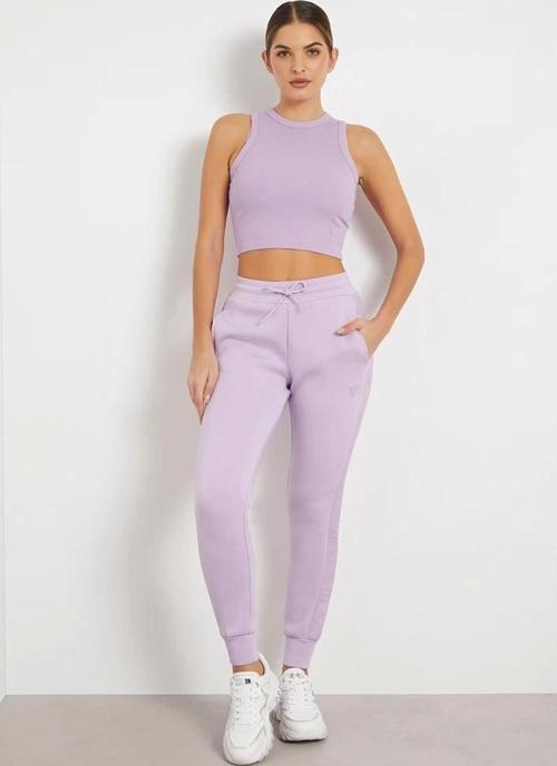 Kadın Mor Ribana Edie Crop
