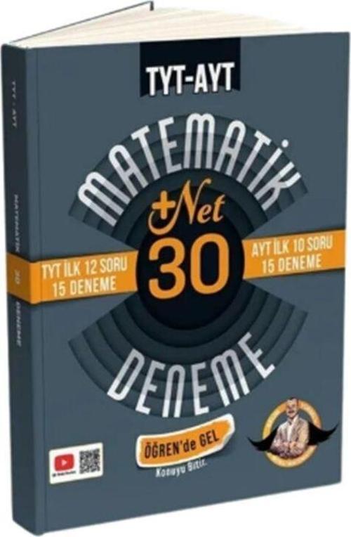 Bıyıklı Matematik TYT İlk 12 AYT İlk 10 Soru Matematik 30 Deneme