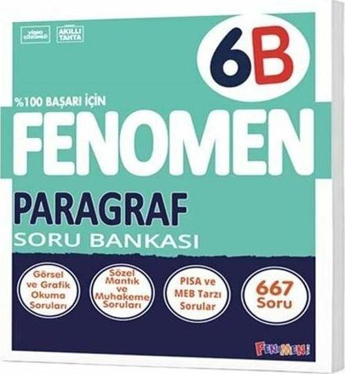 6. Sınıf Fenomen Paragraf B Soru Bankası Fenomen Yayınları