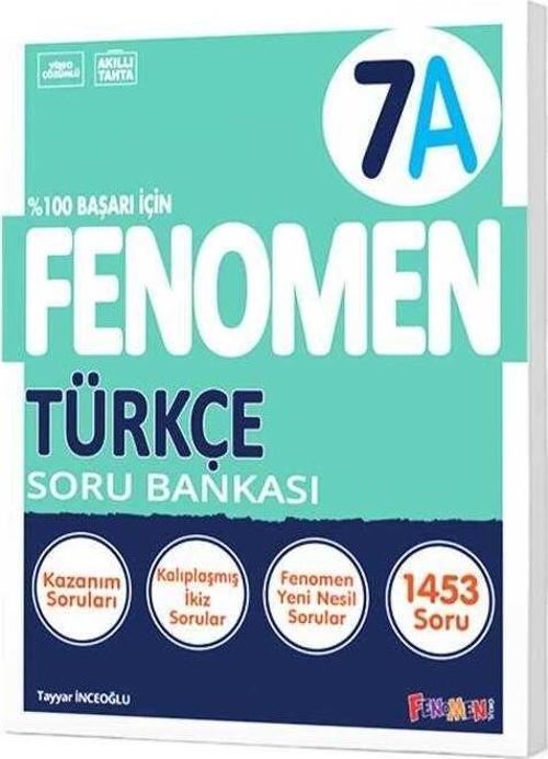 Fenomen Okul Yayınları 7. Sınıf Türkçe Fenomen A Soru Bankası
