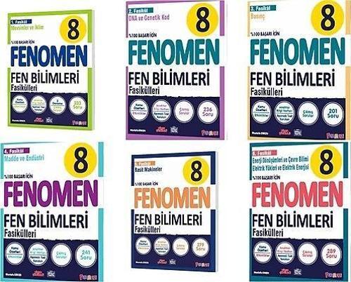 Fenomen Okul Yayınları LGS 8. Sınıf Fen Bilimleri Fasikül Seti (1-2-3-4-5-6. Sayılar)