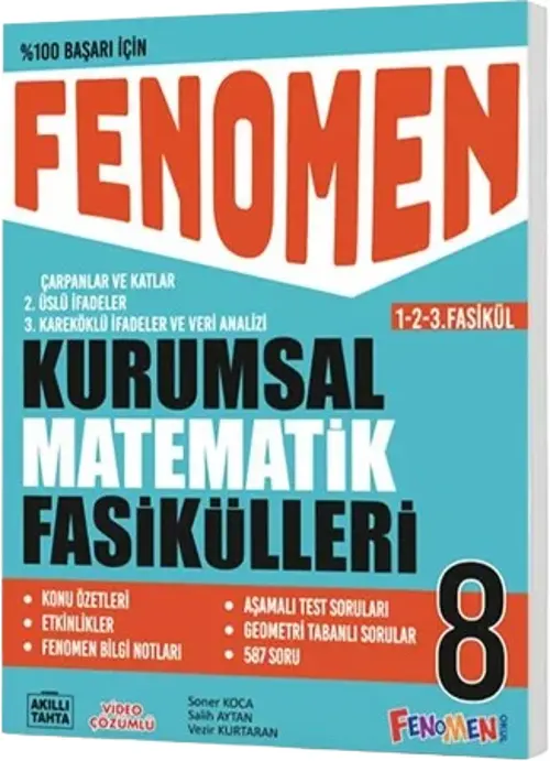 Fenomen Okul Yayınları LGS 8. Sınıf Kurumsal Matematik Fasikülleri