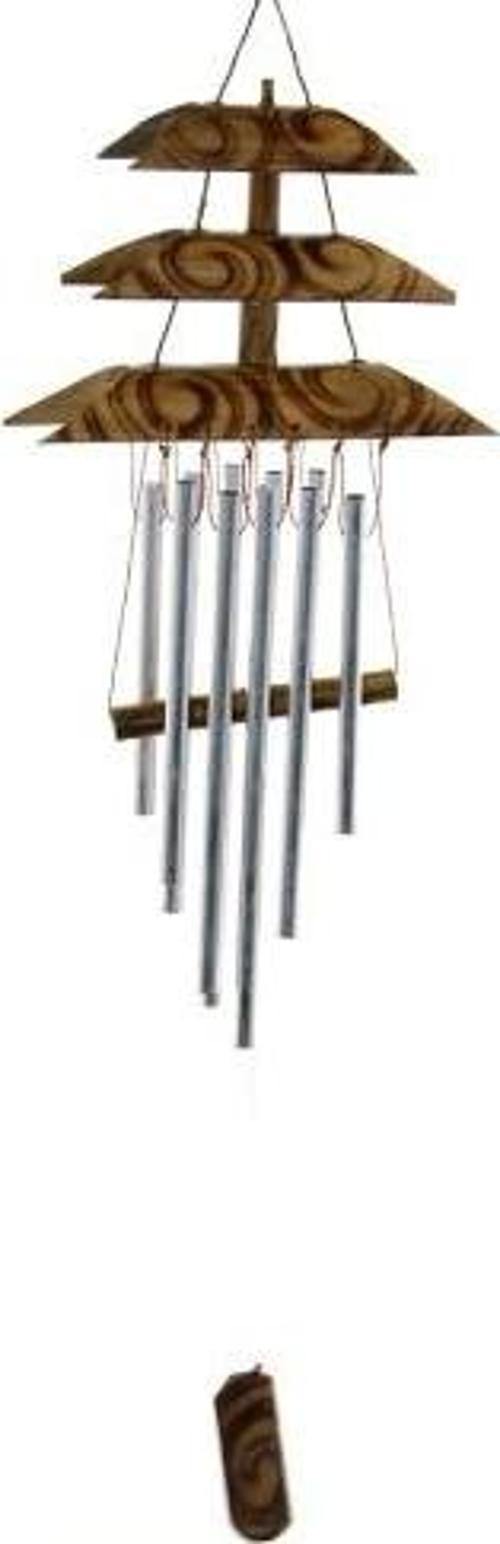 Bambu Metal Çanlı Rüzgar Çanı