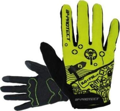 Forte GT Xbyc HJ 0273 Uzun Parmaklı Eldiven XL Beden Bisiklet Eldiveni Sarı