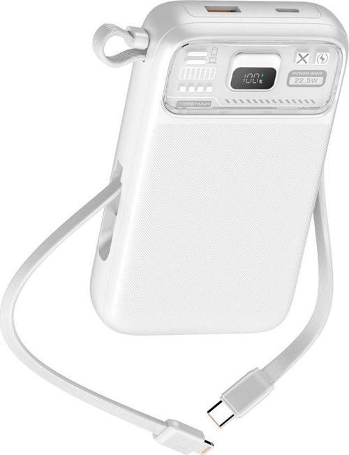 Ant-pw35 Pd 20w 22.5w 15w 20000 Mah Taşınabilir Hılzı Şarj Aleti Powerbank - Beyaz